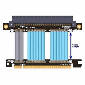 GTX3080ti RX5700xt PCIE 4.0 X16용 그래픽 카드 연장 케이블 3M Pci e 호환되는 고속 256G/bps