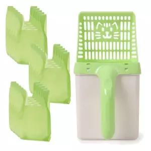 딩동펫 고양이 배변 모래삽 쓰레기통 화장실 청소 용품 세트