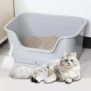 딩동펫 고양이 화장실 오픈형 베이직 + 모래삽 세트