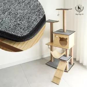 딩동펫 고양이 튼튼캣타워 스크래쳐 카페트 단품 5종 세트