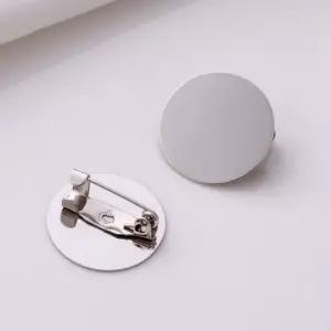 원판핀 브로치핀 원형브로치 코사지받침 옷핀 리본 공예