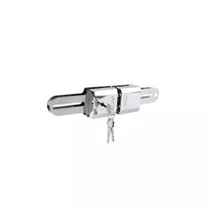 강화유리문용 양문 도어락 보조 현관 잠금장치 열쇠 (KYR-WFH3SHT)