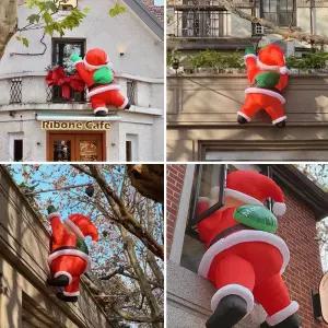 산타할아버지 사다리 인형 크리스마스포토존 산타풍선 대형 2M