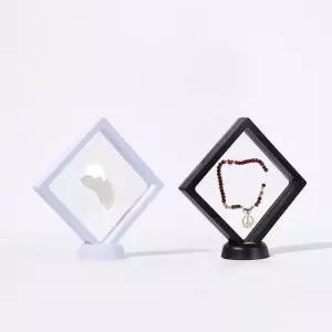 [샐코] 기념품 보관 전시 액자 필름 케이스 소형 케이스+받침