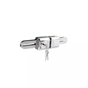 강화유리문용 양문 도어락 보조 현관 잠금장치 열쇠 (KYR-WFH3SHT)