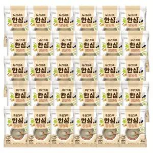 선유가 우리가족 안심 영양죽 병아리콩 대두 고단백 저당 식사대용 즉석 간편 시니어 영양 죽 30팩