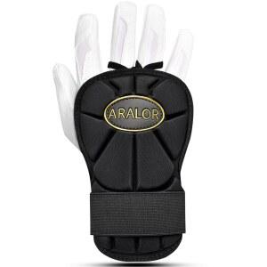 ARALOR 배팅 핸드 가드, 야구 핸드 및 손목 가드, 야구 팔꿈치 가드, 스포츠 손목 보호대 배팅용 보호대