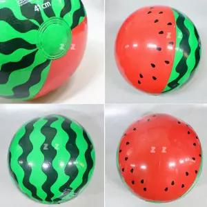 물놀이비치볼 비치볼 PVC 수박패턴 1개 여름용 물놀이비치볼