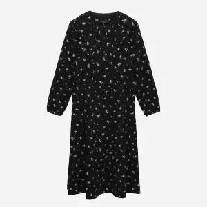 써스데이아일랜드 하객룩 롱원피스 플라워 핀턱 기모 티어드 원피스 T258MOP247W