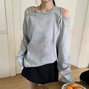 [다잇템] 여자 환절기 숄더트임 롱슬리브 클래식 박시핏 맨투맨_24516638_588872