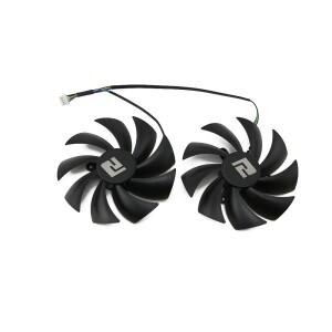 파워 컬러 데이터 랜드 라데온 RX 580 데빌 골든 샘플 그래픽 냉각 선풍기 PLD10015B12H 0.55A 95mm