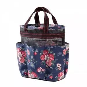 ( )욕실 목욕 바구니 목욕탕 사우나 물빠지는 가방 navy