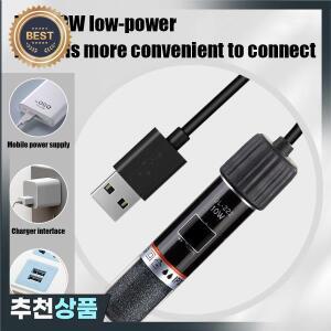 작은 수조용 USB 미니 수족관 가열봉 26 ° C 항온 히터 수중 온도 조절기 10W