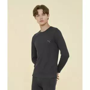 (매장정품) 푸마 PUMA 언더웨어 BODYWEAR 남성 퓨징 피치기모 에어라이트 무봉제 내복 세트 [다크그레이] P
