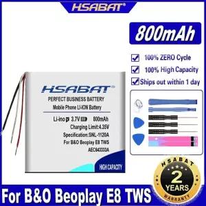 HSABAT-B  O Beoplay E8 TWS 헤드셋 배터리 용 AEC643333A 800mAh