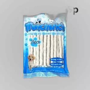 강아지스틱 애견껌 우유먼치스틱껌 25p 댕댕이