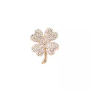 오아픽 11번가 네잎 클로버 브로치 옷핀 브로찌 뱃지 악세사리 방지 슈트