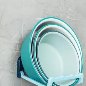 세숫대야걸이거치대 bns 무타공 세수대야받침대 거치대 걸이 세숫대야받침대