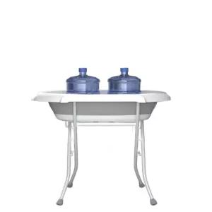 애완견 접이식 욕조 목욕통 애견샵 회색흰색 스탠드 반려동물 배수관