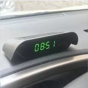 차량용 태양광 시계 대시보드 실내 탈부착식 데시보드 자동차용