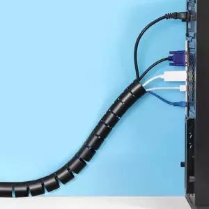 스네이크 케이블 밴드 커버 선 매직 전선 정리 헤리칼