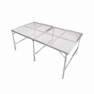 채소 말리는 받침대 조리대 고추말리기 사각 접이식 농촌 거치대 실버 소쿠리 정리대