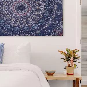 인테리어소품 패브릭 포스터 대형 만다라 기하학 거실 침실 벽장식 천그림 L