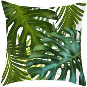 전원 식물 쿠션 캐릭터 심플 아메리칸 쇼파쿠션 풍 수채화 솔리드 인플루언서 싱그러운