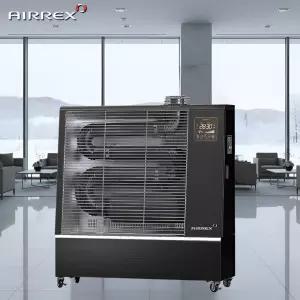 에어렉스 대형온풍기 업소용 산업용 휴게소 원적외선 기름 33평형 5단계+앱 ON/OFF가능