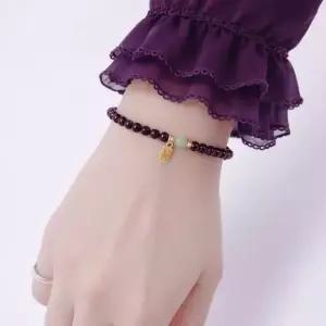 F41-2 가넷 화전옥 팔찌 탄생석팔찌 옥팔찌 재물운