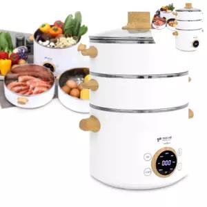 전기냄비 키친아트2535 멀티 전기쿠커 전기찜기 3단분리세척