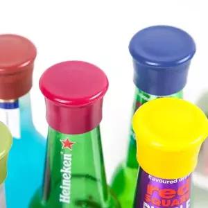 실리콘 스토퍼 뚜껑 마개 보관 와인 진공 병 10209 RD