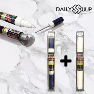 다마스 10L 카페인트 카사블랑카화이트 +투명 세트