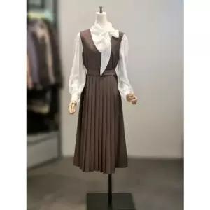 [갤러리아] ab.f.z 밸트셋업 뷔스티에 플리츠 롱원피스 ACA5HO32G