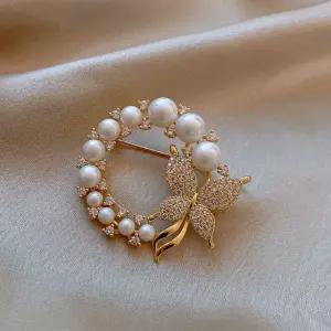 한복 진주 큐빅 브로치 10종 옷핀 정장