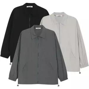 [하프클럽/]남성 오버핏 카라 집업 바람막이 점퍼 5C-JUA-Q079