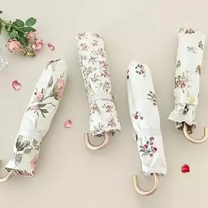 플로럴 암막 3단 양우산 자외선차단 초경량 방수코팅