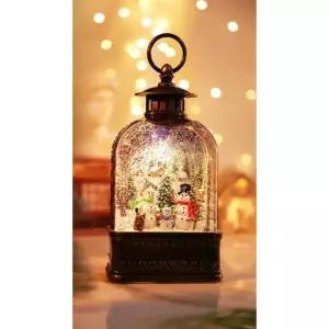 스노우볼트리 크리스마스 USB 워터볼 뮤직박스 A. 앤티크브론즈 크리스마스 하우스 눈사람