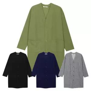 [하프클럽/]남성 신축성 브이넥 오버핏 롱가디건 5C-CA-Q020