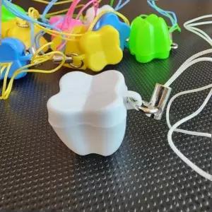 랜덤색상 유치 보관함 목걸이형 상자 케이스