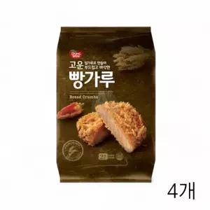WL 빵가루 X 식자재 대용량 돈까스 대용량 튀김 음식점 바삭한 튀김용 생빵가루 1Kg 4개