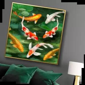 인테리어액자 잉어 그림 액자 풍수그림 돈들어오는 50G CARP4