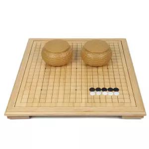 바둑알 원목 바둑판 세트 장기판 오목판 A. 5cm 탄화 난죽판