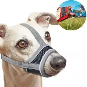 반려견 통기성 마스크 물림방지 입마개 핥지방지 강아지 메쉬