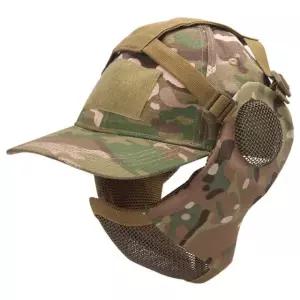 페인트총서바이벌 마스크 모자 페인트볼 A. 블랙 프리사이즈 조절 가능