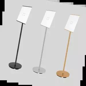 pop거치대 스탠드 꽂이 홍보물 거치대 철재배너 A4 A3