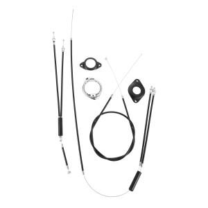 B 자전거 브레이크 라인 세트 케이블 와이어 자이로 스피너 로터 키트 포함 앞뒤 교체용 부품