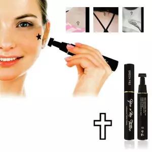 [하프클럽/]타투 스탬프 유앤미 십자가 디자인 소형 S5 문신 도안