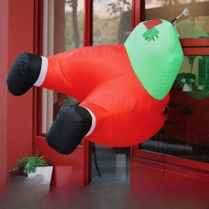 산타 엉덩이 풍선 풍선인형 포토존 대형 산타풍선 야외 크리스마스