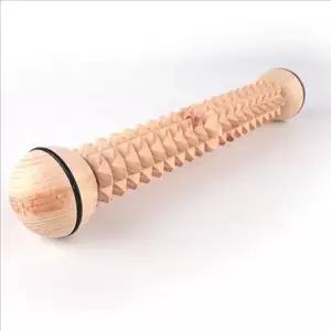 원목 편백 나무발 안마기 롤러형 휴대용 안마기 지압기 나무